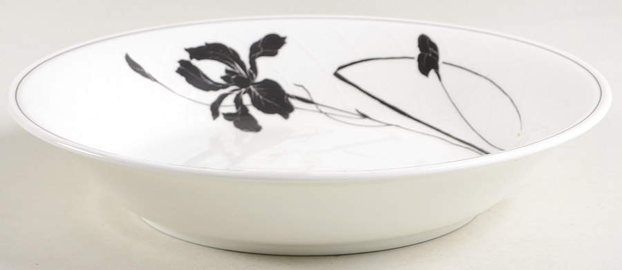 Ebony Iris Coupe Soup Bowl by Mikasa-1