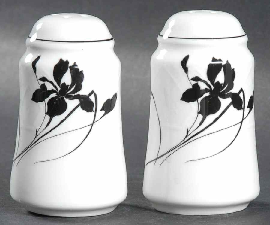 Ebony Iris Salt & Pepper Set by Mikasa-1