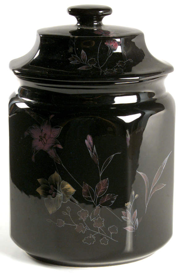 Ebony Meadow Medium Canister & Lid by Mikasa-1