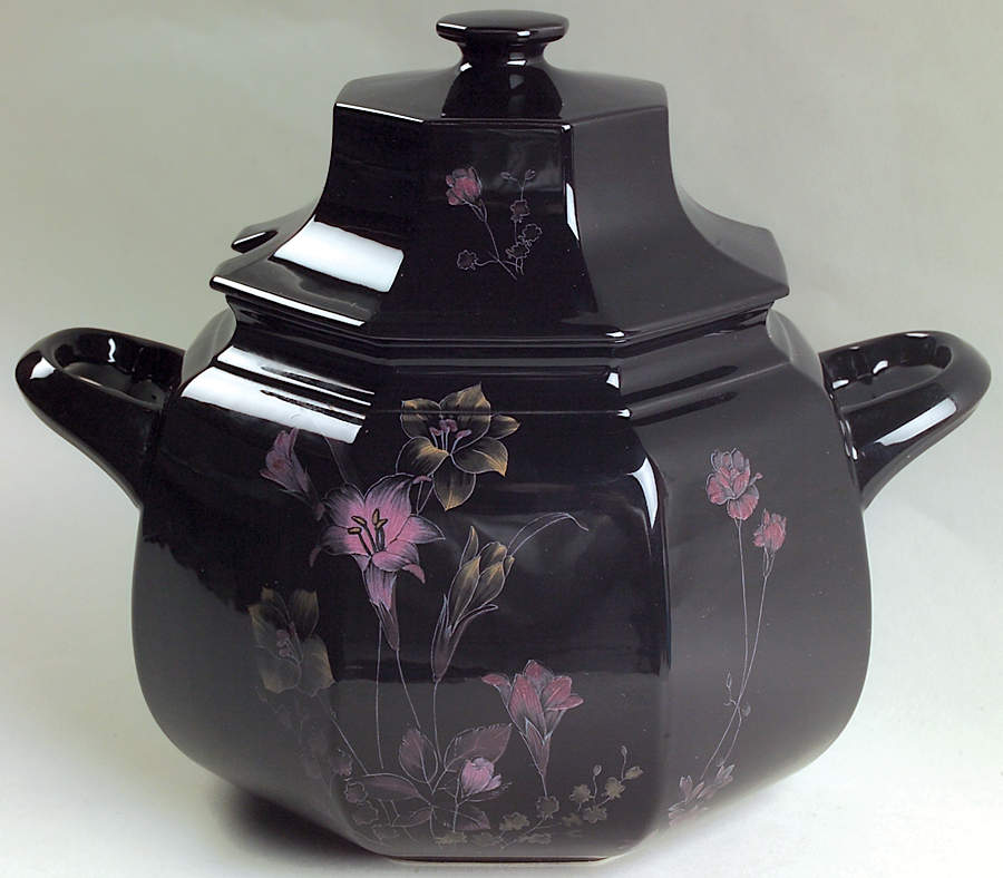 Ebony Meadow Tureen &  Lid by Mikasa-1