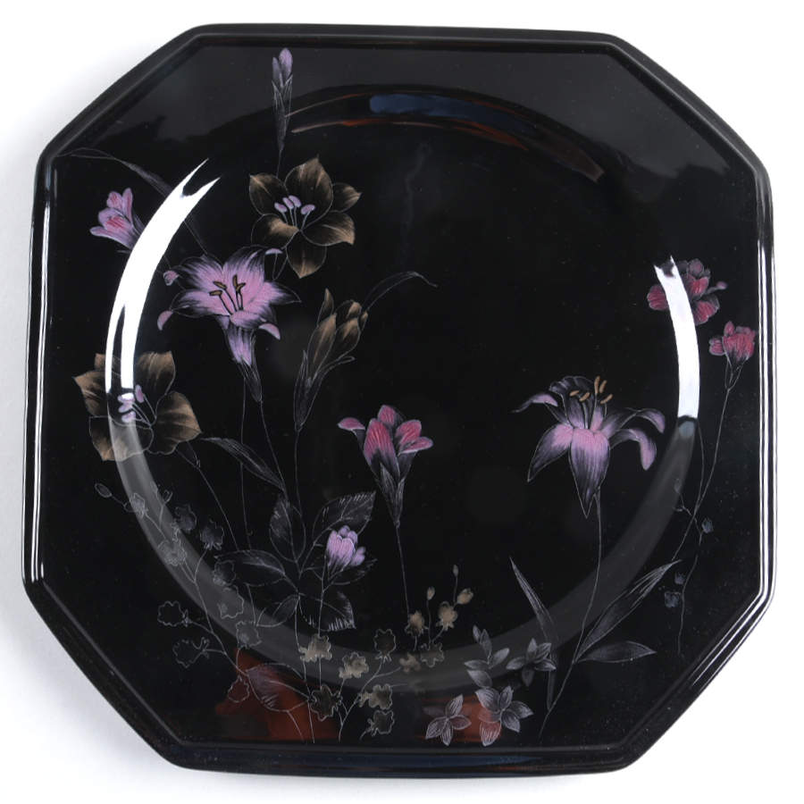 Ebony Meadow 12" Chop Plate (Round Platter) by Mikasa-1