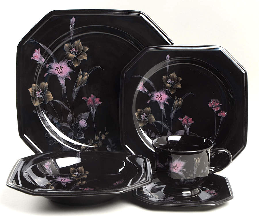 Ebony Meadow 5 Piece Place Setting by Mikasa-1