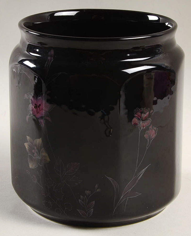 Ebony Meadow Large Canister No Lid by Mikasa-1