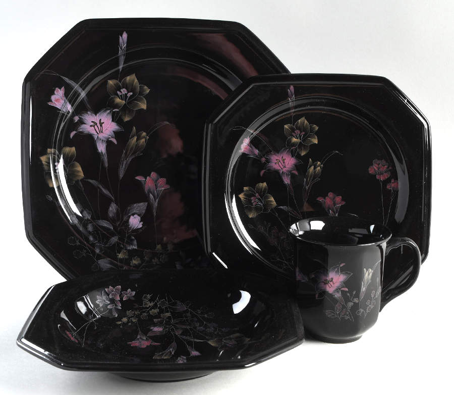 Ebony Meadow 4 Piece Place Setting by Mikasa-1