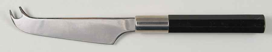 Ebony Meadow Cheese Knife with Stainless Blade by Mikasa-1