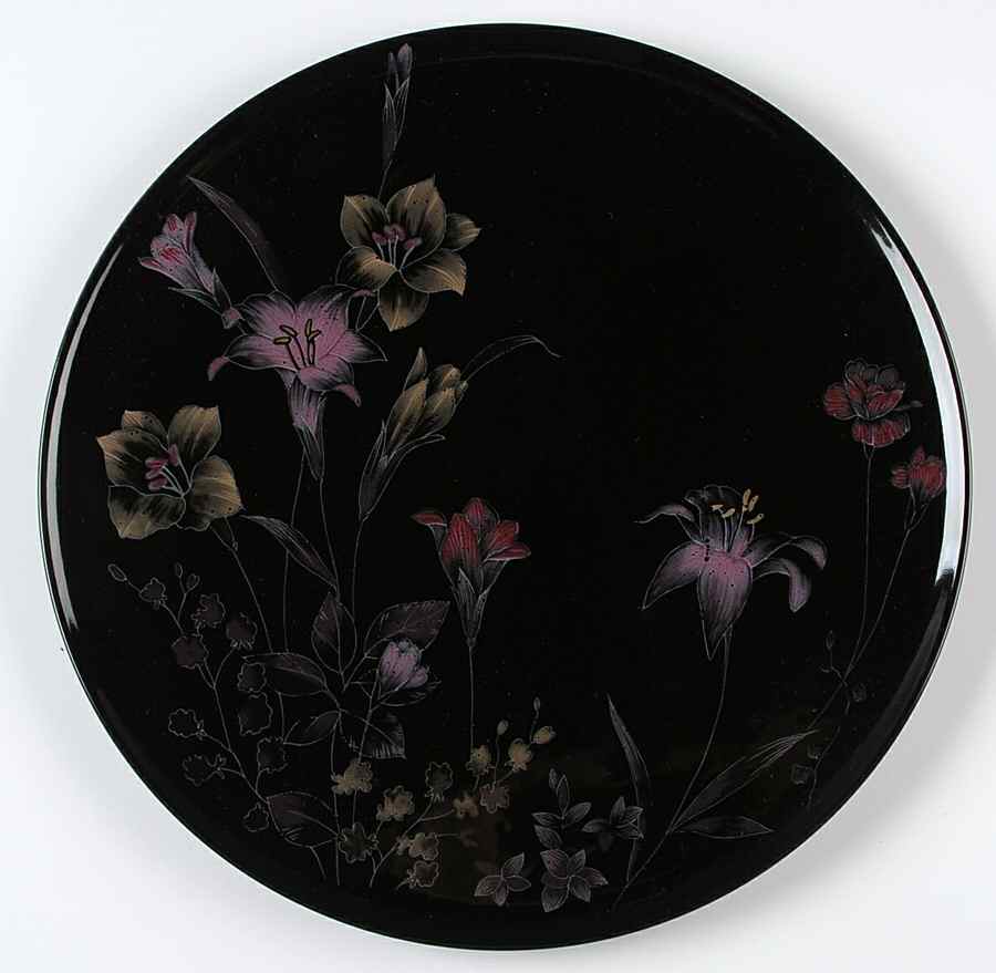 Ebony Meadow Cake Plate by Mikasa-1
