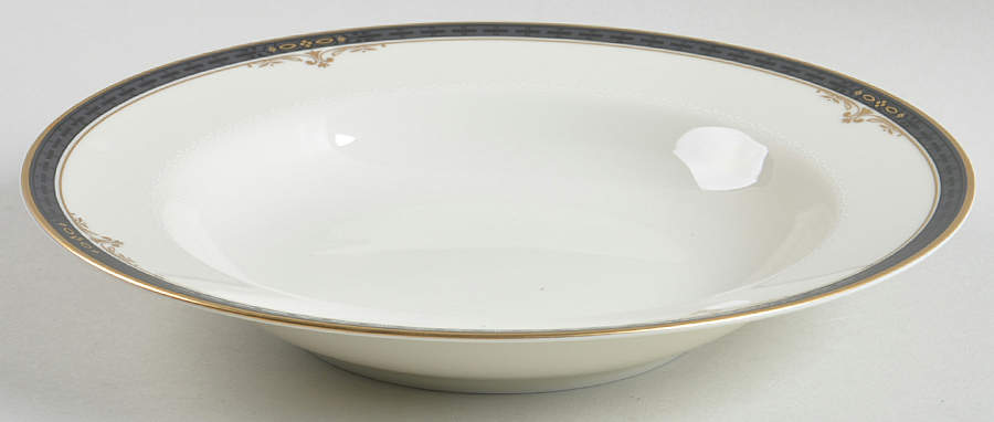 Ebony Manor Rim Soup Bowl by Mikasa-1