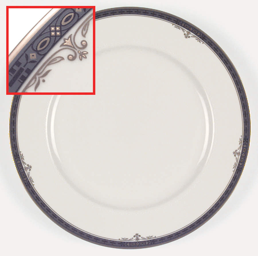 Ebony Manor Dinner Plate by Mikasa-1