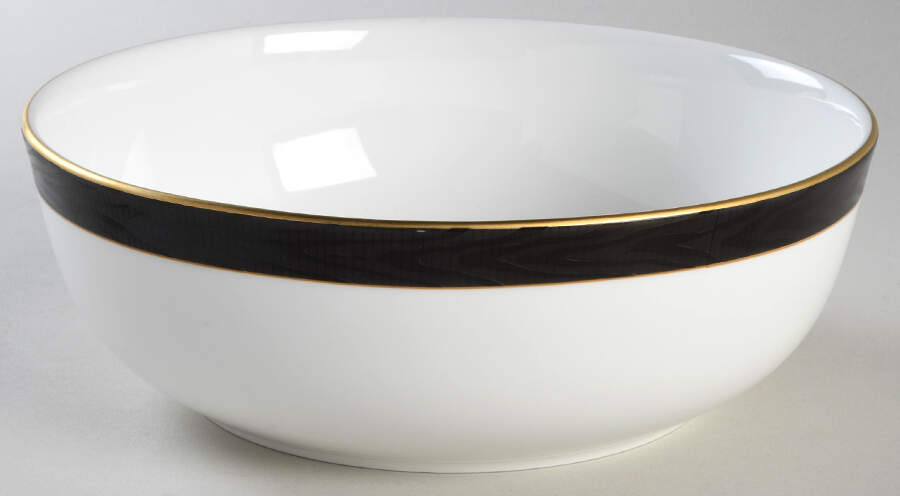 Ebony Moire 8" Round Vegetable Bowl by Mikasa-1