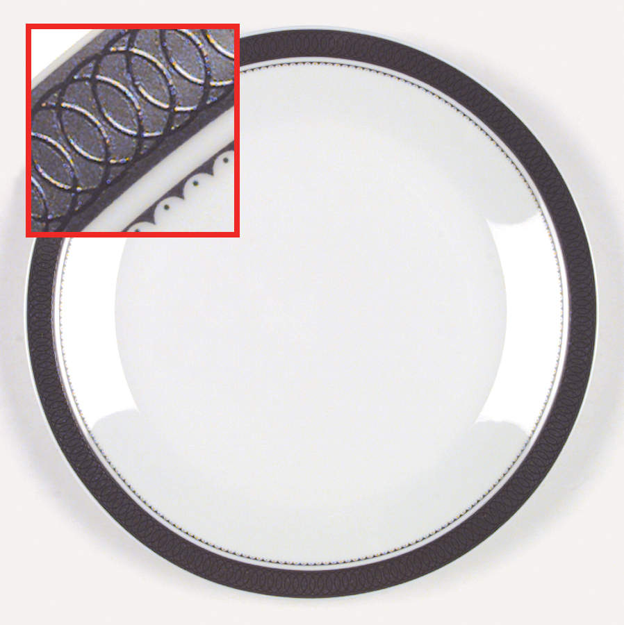 Ebony Dinner Plate by Mikasa-1