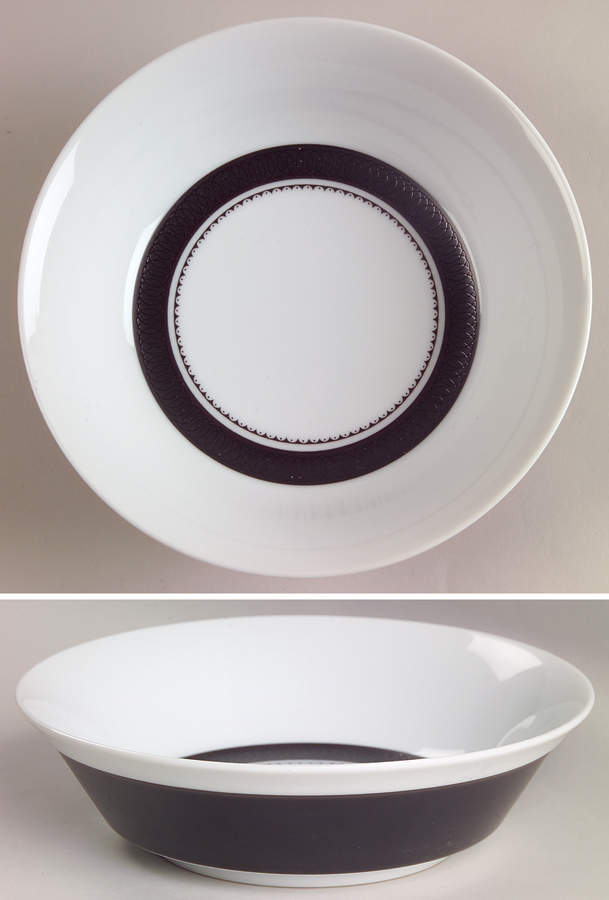 Ebony Coupe Cereal Bowl by Mikasa-1
