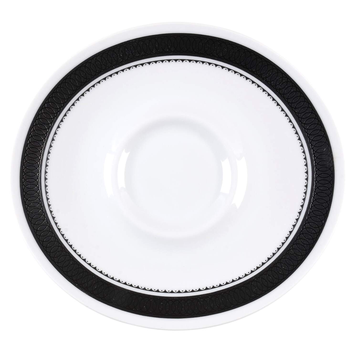 Ebony Saucer by Mikasa-1