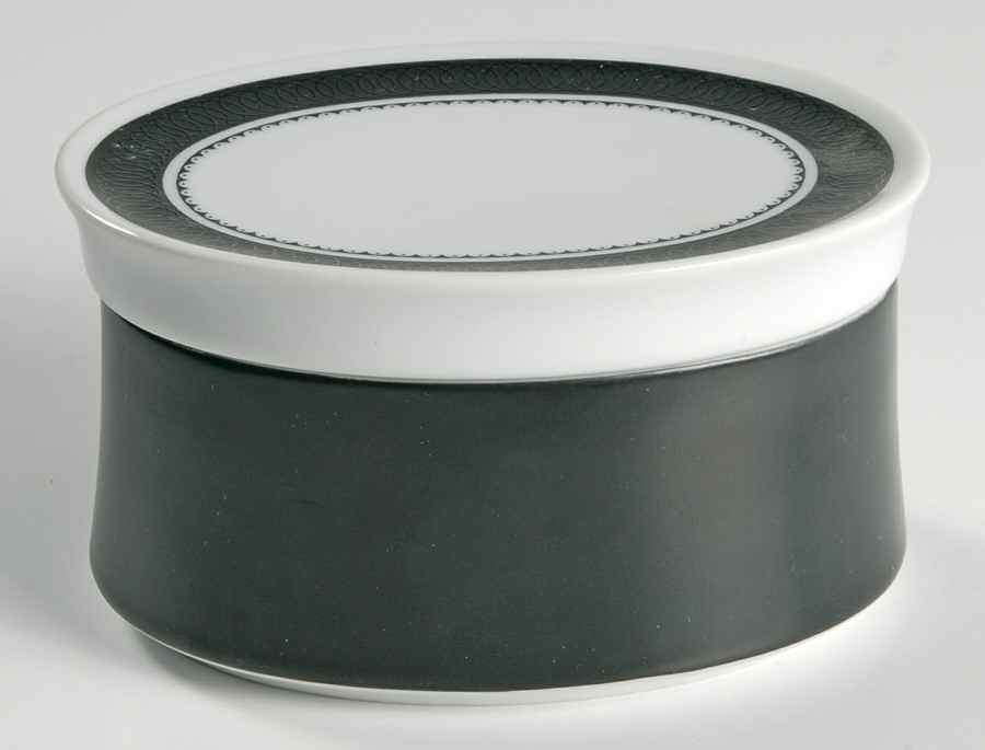 Ebony Sugar Bowl & Lid by Mikasa-1