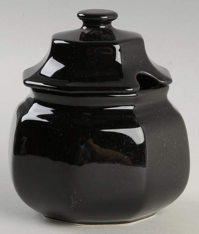 Ebony Rose Sugar Bowl & Lid by Mikasa-1