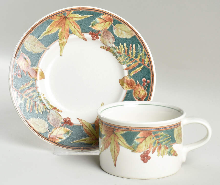 Ecology Flat Cup & Saucer Set by Mikasa-1
