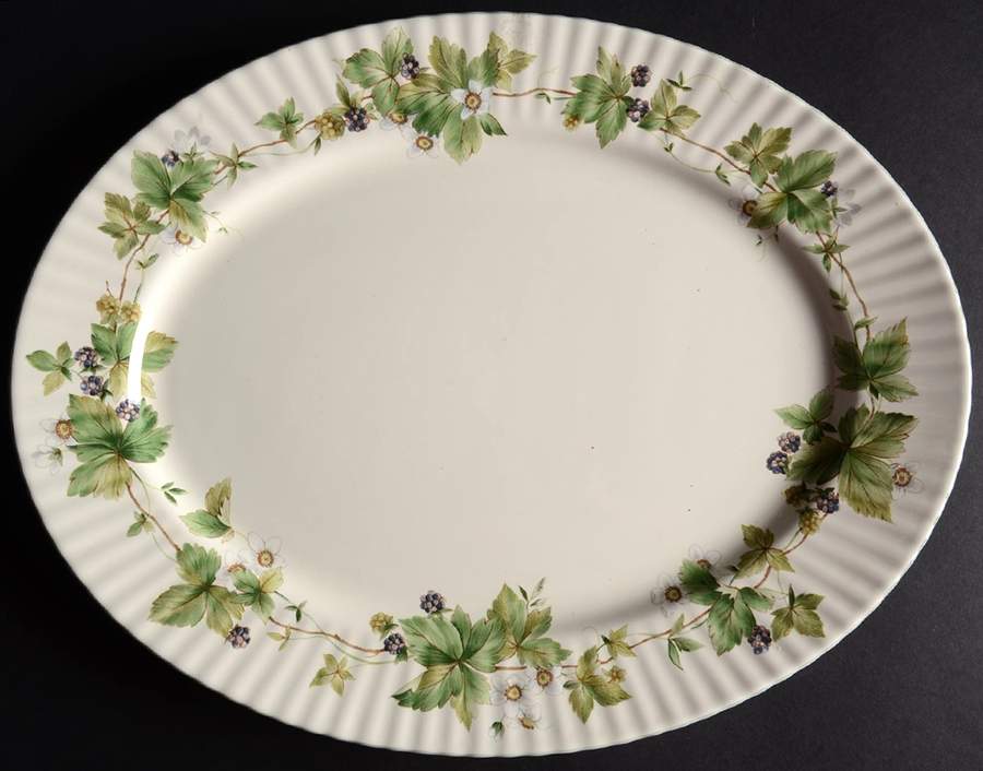 Eden Hall 14" Oval Serving Platter by Mikasa-1