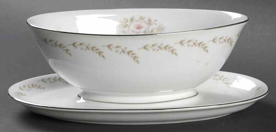 Edna Gravy Boat with Attached Underplate by Mikasa-1
