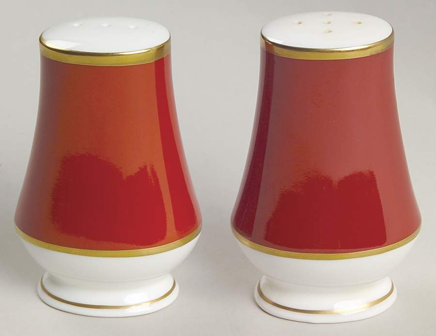 Egyptian Terra Cotta Salt & Pepper Set by Mikasa-1