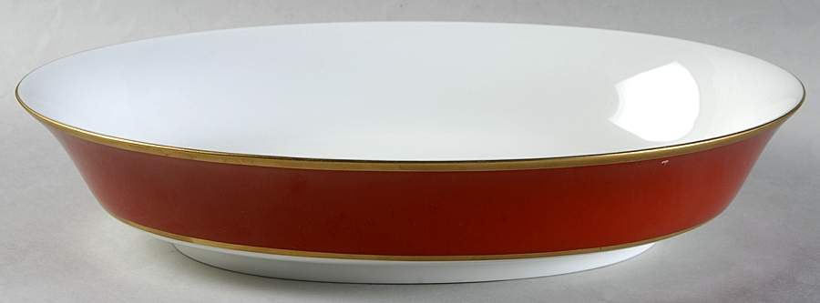 Egyptian Terra Cotta 10" Oval Vegetable Bowl by Mikasa-1