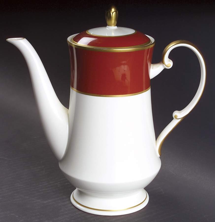 Egyptian Terra Cotta Coffee Pot & Lid by Mikasa-1