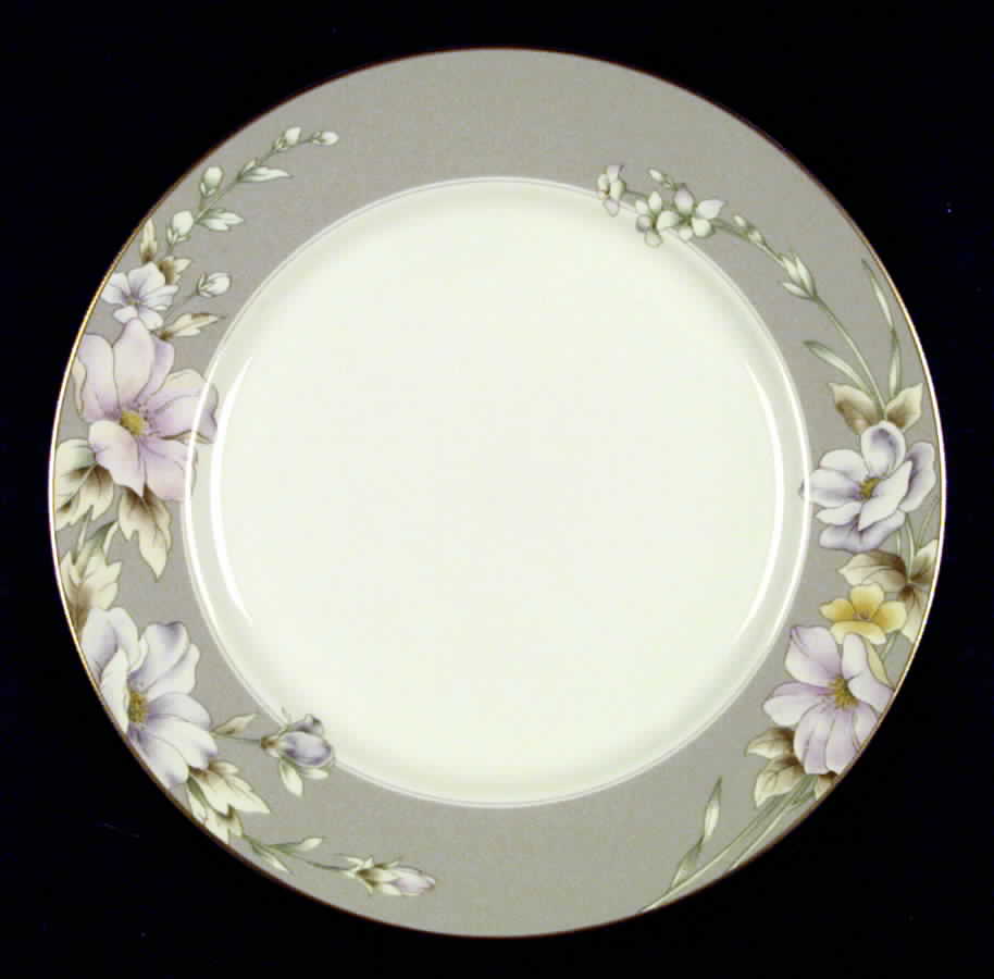 Elegance Grey Dinner Plate by Mikasa-1