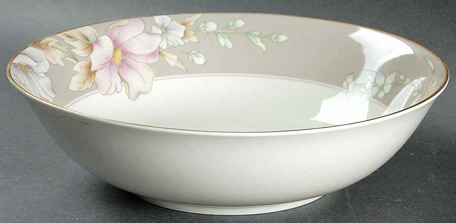 Elegance Grey 9" Round Vegetable Bowl by Mikasa-1