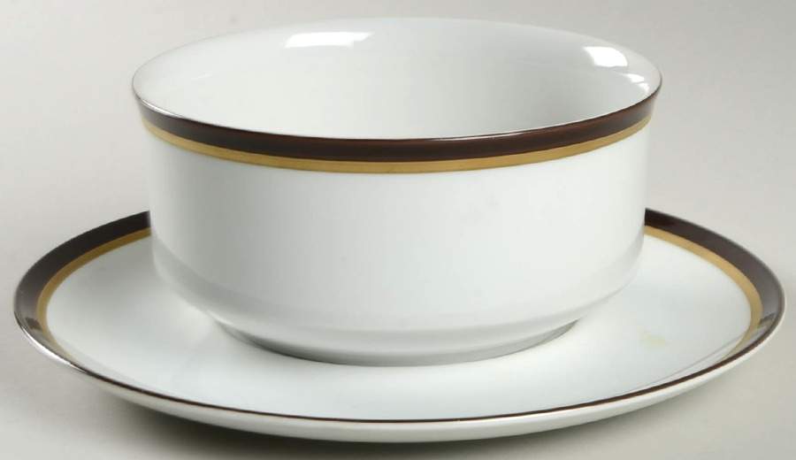 Elegance Gravy Boat & Underplate by Mikasa-1