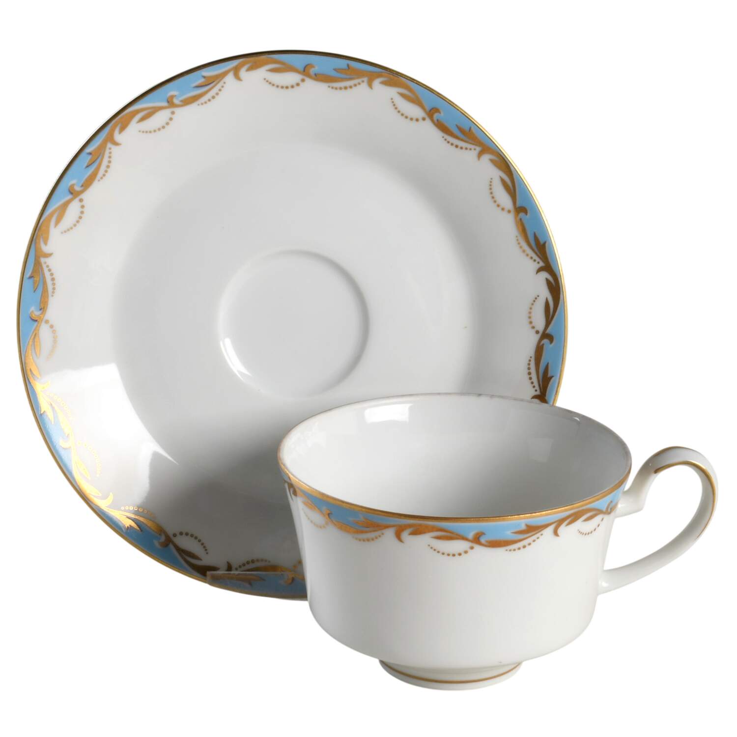 Elgin Flat Cup & Saucer Set by Mikasa-1
