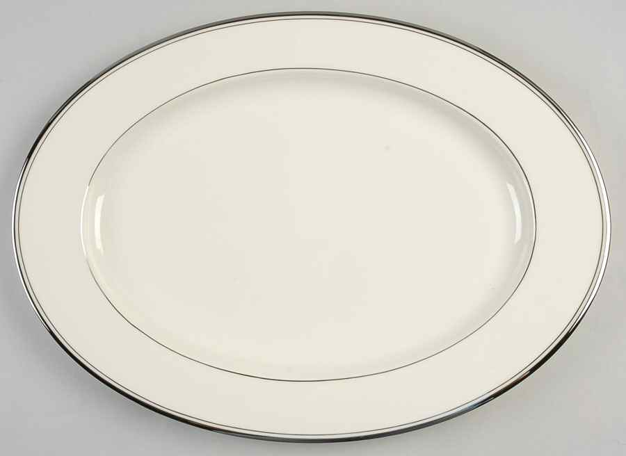 Elite 17" Oval Serving Platter by Mikasa-1