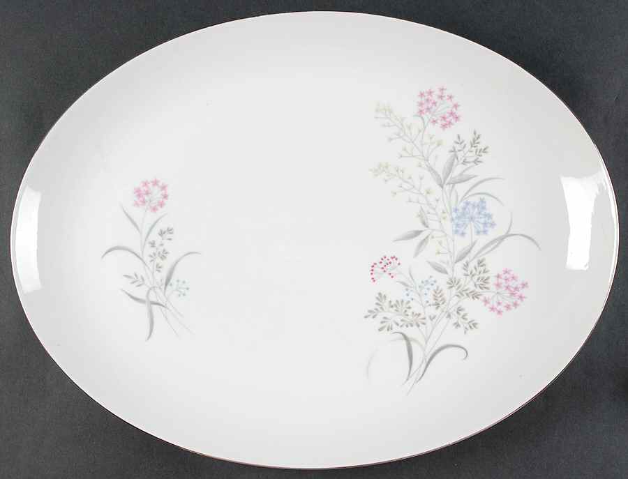 Elsie 16" Oval Serving Platter by Mikasa-1