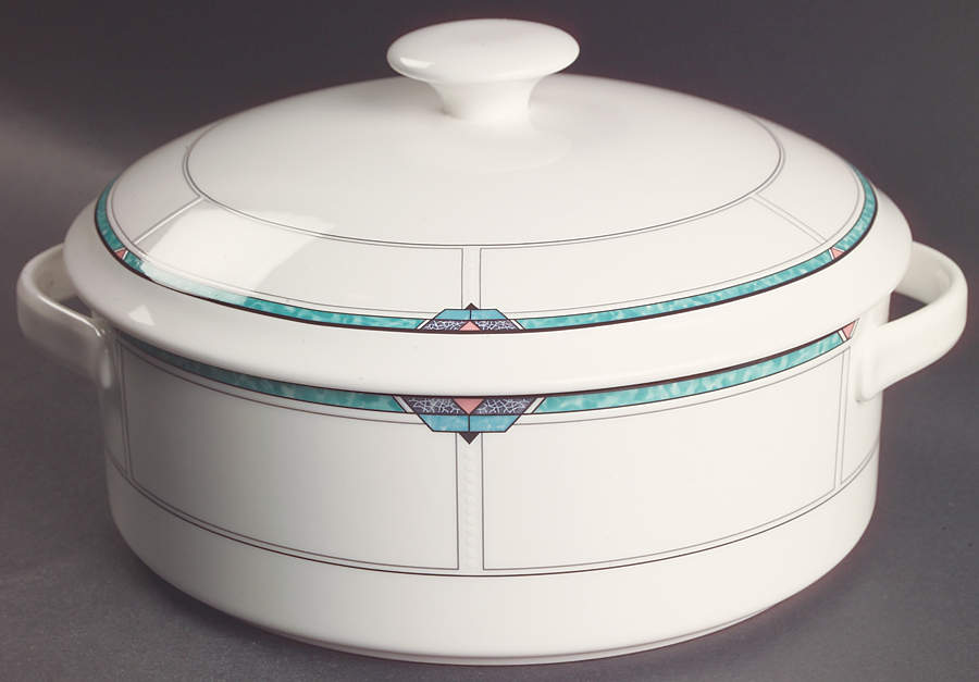 Emerald Cove 2 Qt Round Covered Casserole by Mikasa-1