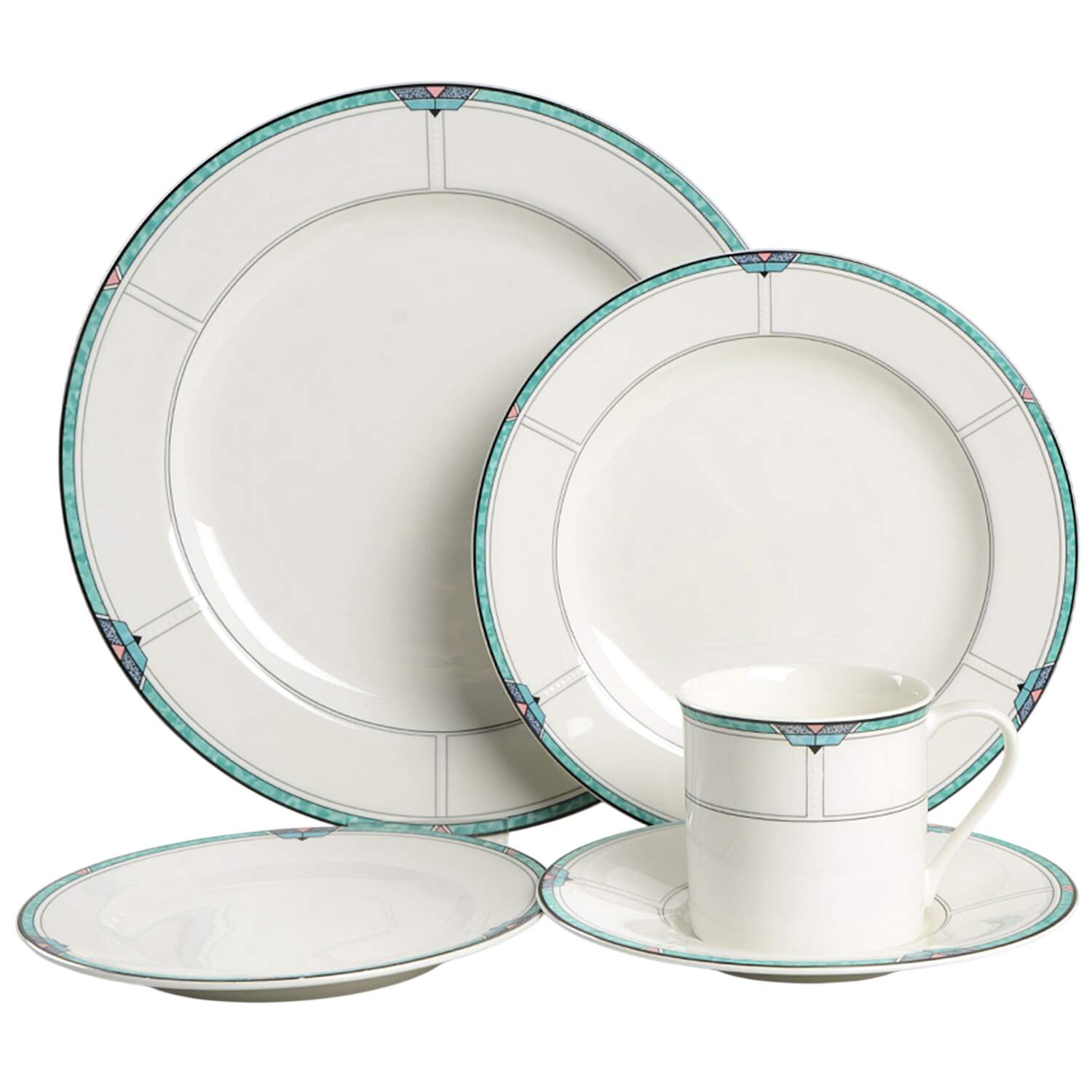 Emerald Cove 40 Piece Estate Set by Mikasa-1