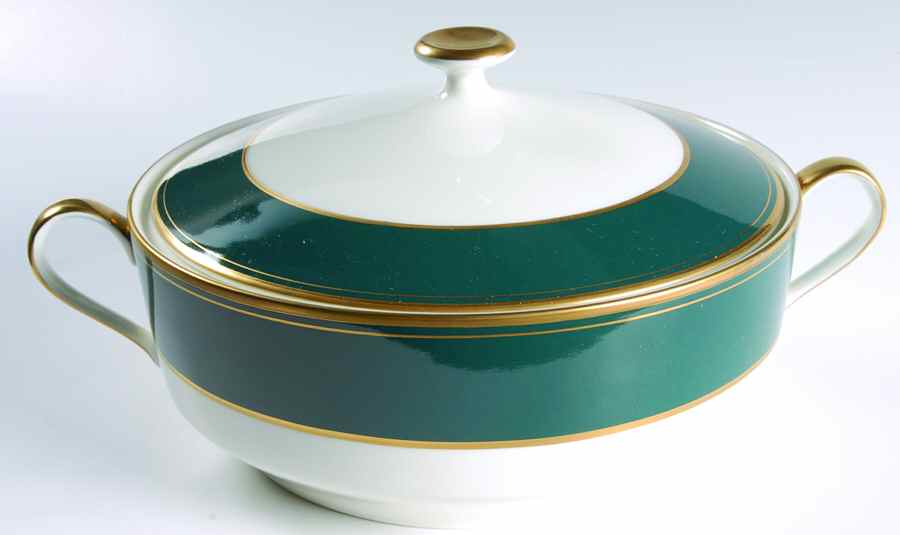 Emerald Round Covered Vegetable by Mikasa-1