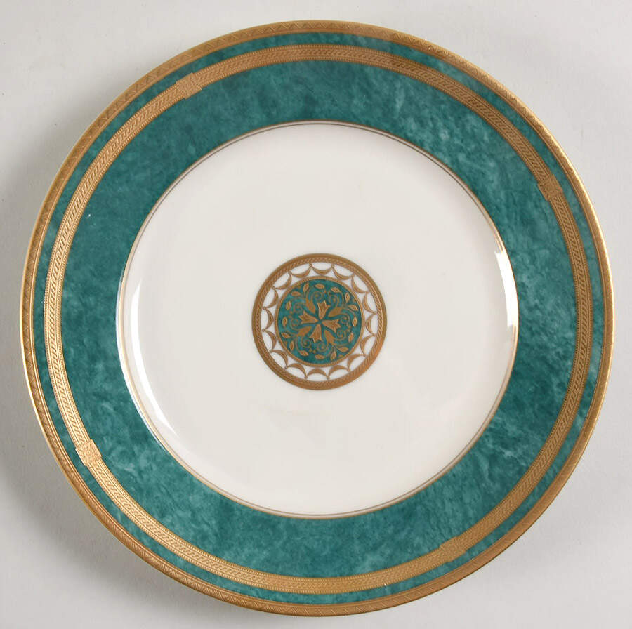 Emerald Florentine Salad Plate by Mikasa-1