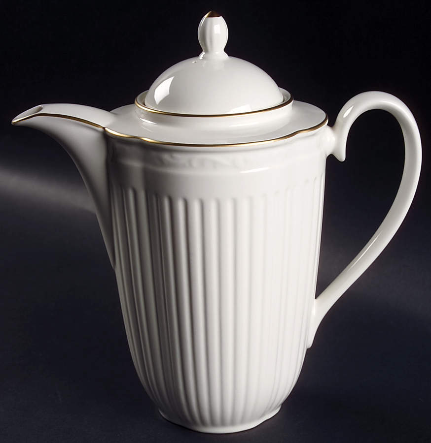 Empire Gold Coffee Pot & Lid by Mikasa-1
