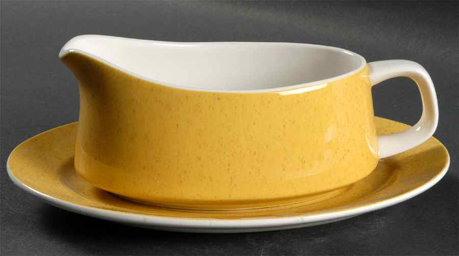Mediterrania Empire Gold Gravy Boat & Underplate by Mikasa-1