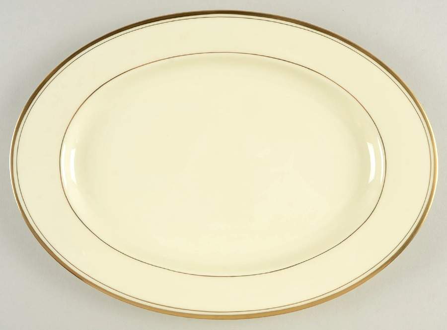 Empire 12" Oval Serving Platter by Mikasa-1
