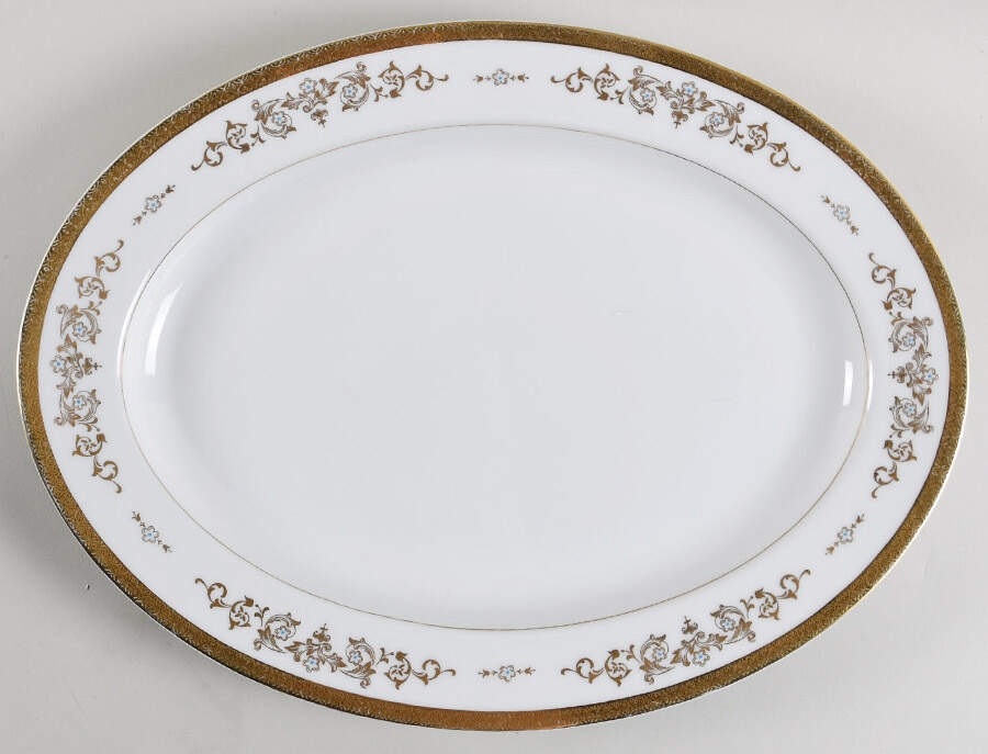 Empire 14" Oval Serving Platter by Mikasa-1