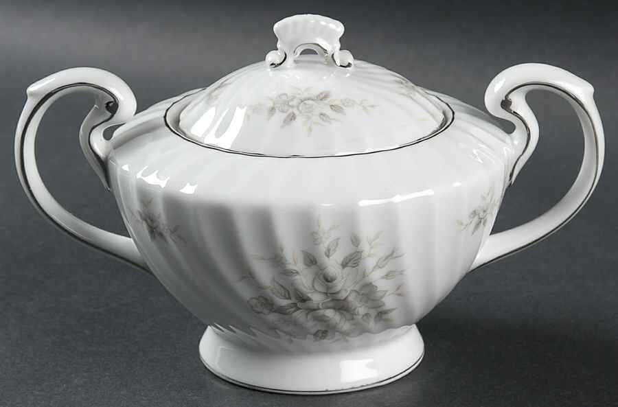 Empire Rose Sugar Bowl & Lid by Mikasa-1
