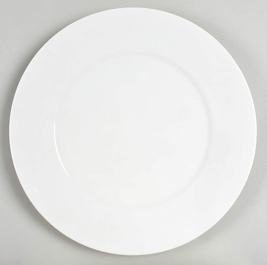 Embassy White Service Plate (Charger) by Mikasa-1