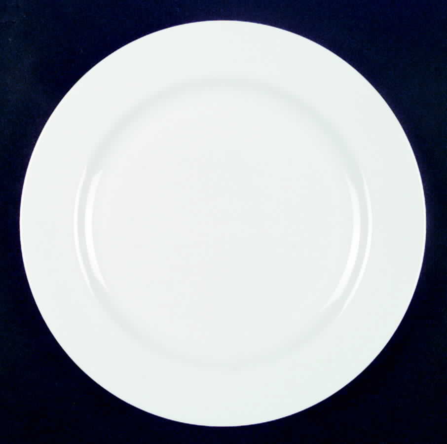Embassy White Dinner Plate by Mikasa-1