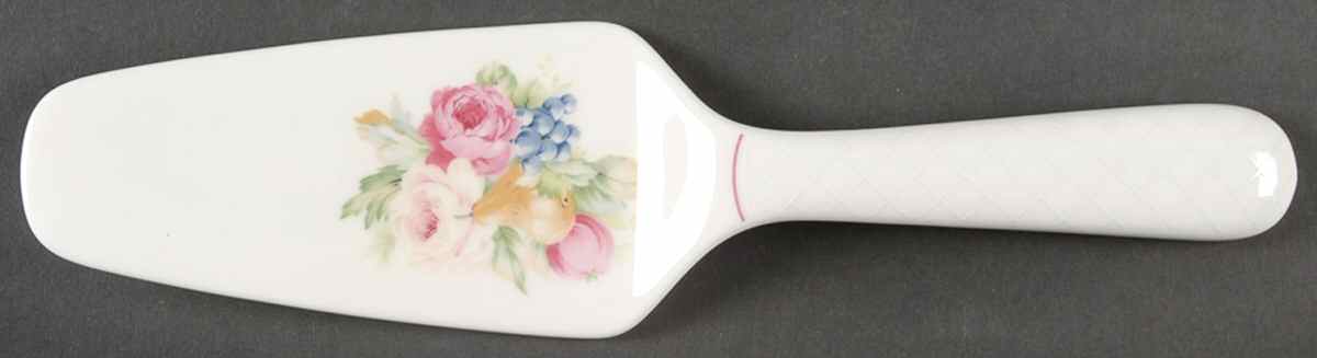 English Bouquet Solid Ceramic Pie/Cake Server by Mikasa-1