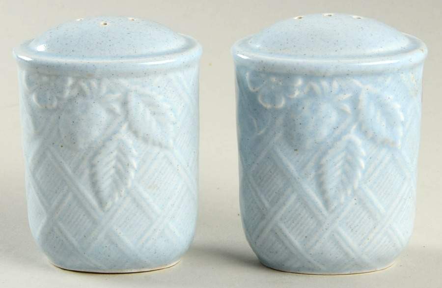 English Countryside Blue Salt & Pepper Set by Mikasa-1
