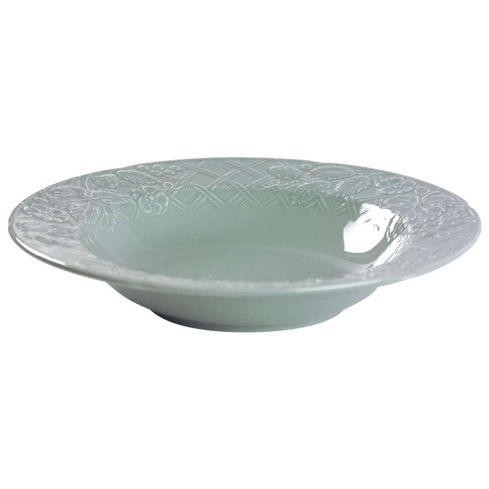 English Countryside Celadon Large Rim Soup Bowl by Mikasa-1