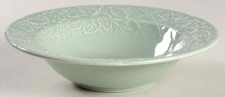 English Countryside Celadon Rim Fruit/Dessert (Sauce) Bowl by Mikasa-1