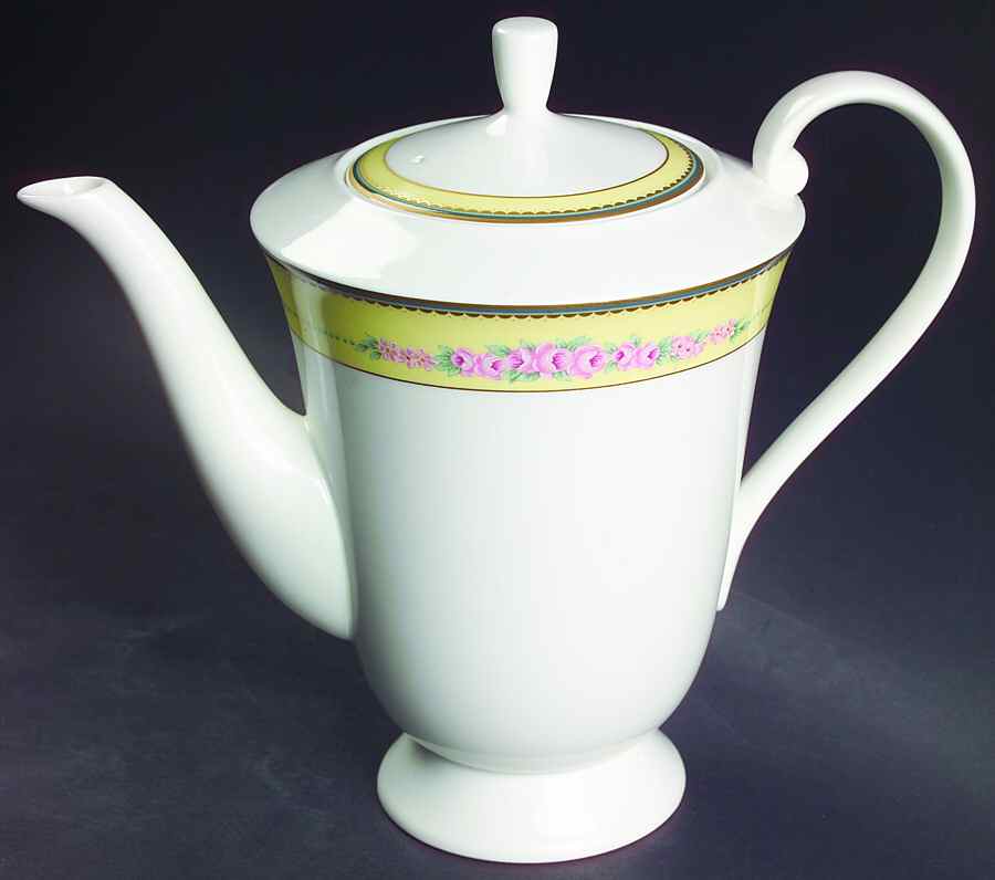English Chintz Coffee Pot & Lid by Mikasa-1