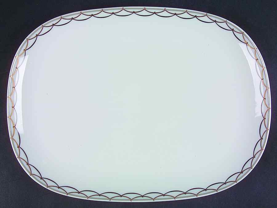 Encore 13" Oval Serving Platter by Mikasa-1