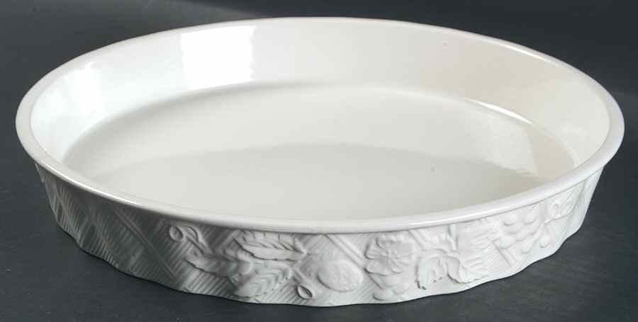 English Countryside White 12" Quiche by Mikasa-1
