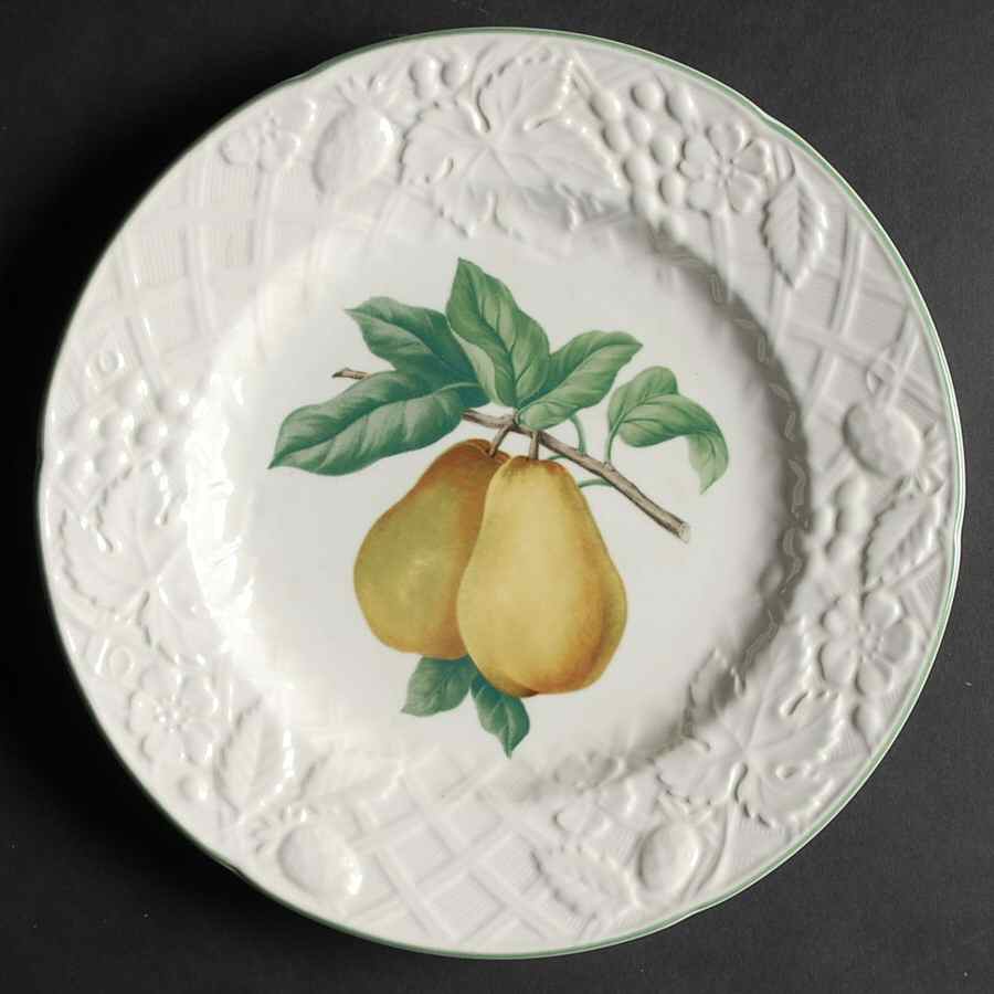 English Countryside White Accent Salad Plate by Mikasa-1