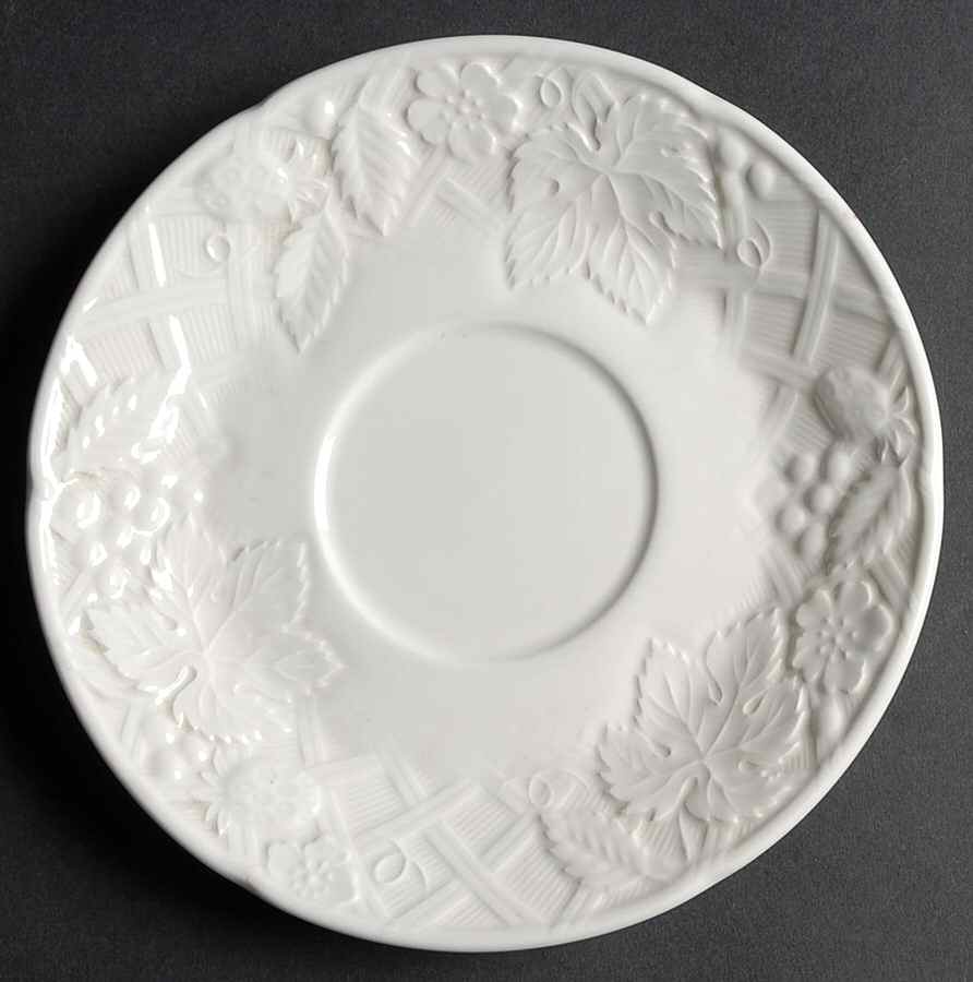 English Countryside White Saucer for Cream Soup Bowl by Mikasa-1